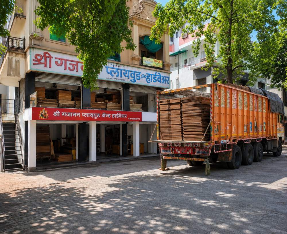 Shree Gajanan Plywood & Hardware storefront, Dewaan Layout, Nagpur